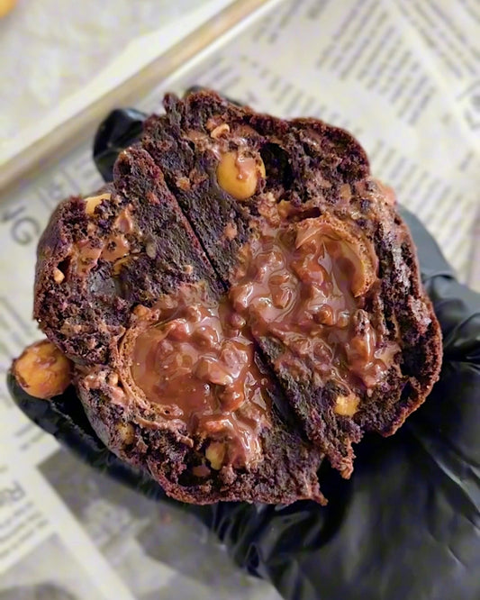 Ferrero Bliss Cookie – New York style chocolate cookie with hazelnuts and Ferrero chocolate by Artin Sweet